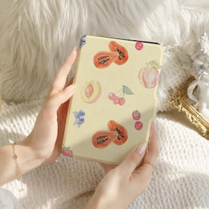 Funda para Kindle Paperwhite de 12.ª generación (2024/2022) de 6"/7" con estampado de frutas y correa de mano, funda para Kindle nueva, funda para Kindle de 10.ª generación, funda para Paperwhite personalizada