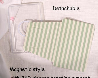Green Stripe 360 Degree Rotating Kindle Case, Kindle 12th Gen (2024/2022) Paperwhite 6"/7" Case, Kindle 10th Case, Personalized Paperwhite