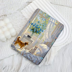 Oil Painting Kindle 12th Gen (2024/2022) Paperwhite 6"/7" Case With Hand Strap,All New Kindle Case,Kindle 10th Case,Personalized Paperwhite
