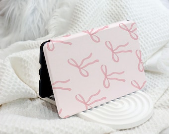 Pink Bow Kindle 12th Gen (2024/2022) Paperwhite 6&quot;/7&quot; Case With Hand Strap, All New Kindle Case, Kindle 10th Case, Personalized Paperwhite