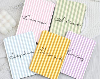 Custom Stripe Kindle 12th Gen (2026/2022) Paperwhite 6"/7" Case With Hand Strap,All New Kindle Case,Kindle 10th Case,Personalized Paperwhite