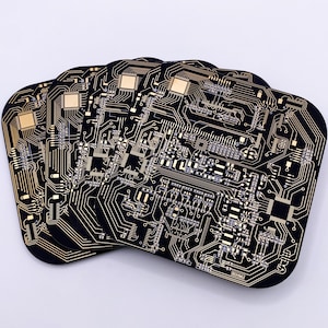 Kretskortsunderlägg, personligt PCB-underlägg, IT-nördgåva, mjukvaruingenjör, tekniktillbehör, heminredning