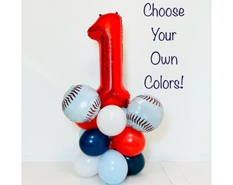 Baseball Balloon Rookie of the Year Baseball First Birthday,Baseball Birthday Baseball Balloon Baseball Party Rookie Year Rookie Birthday