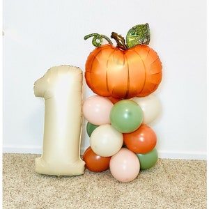 Little Pumpkin Balloon Tower Pumpkin Baby Shower Little Pumpkin Sip and See Little Pumpkin Birthday Little Pumpkin on the way Pumpkin Baby