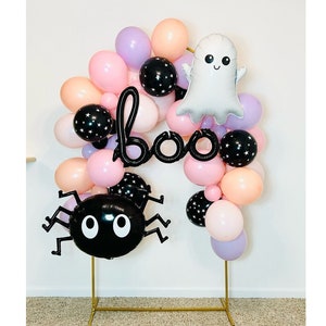 Boo Im two Garland, Two Spooky Garland, Boo I'm Two, Spooky One, Two Spooky, Ghost balloon, Ghoul Gang, Cute Spider Ghoul Gang Ghost Balloon