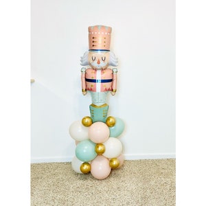 Pastel Nutcracker Balloon Stack Pink Nutcracker Birthday Nutcracker Balloon Nutcracker Party Pastel Nutcracker Sugar Plum Fairy Birthday