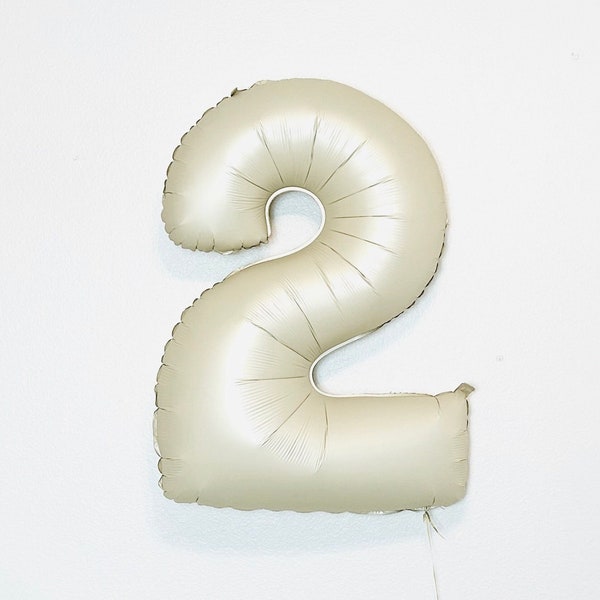 White Sand Number Balloon, Cream Number 2 Balloon, Two Groovy Birthday, Beige Number 2 Balloon, Tan Number 2 Balloon, Two Wild Birthday