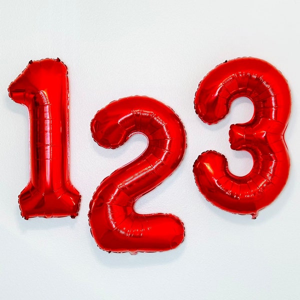 Red Number Balloons Red Number 1 Red Number 2 Red Number 3 Baseball Birthday Red Number 4 Red Number 5 Red Number 6 Red Number 7 Red Numbers