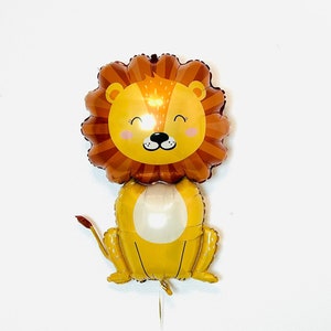 Lion Balloon, Safari Animal Balloons, Lion Birthday, Circus Party, Safari Party, Safari Balloon, Two Wild, Safari Birthday Party Animal