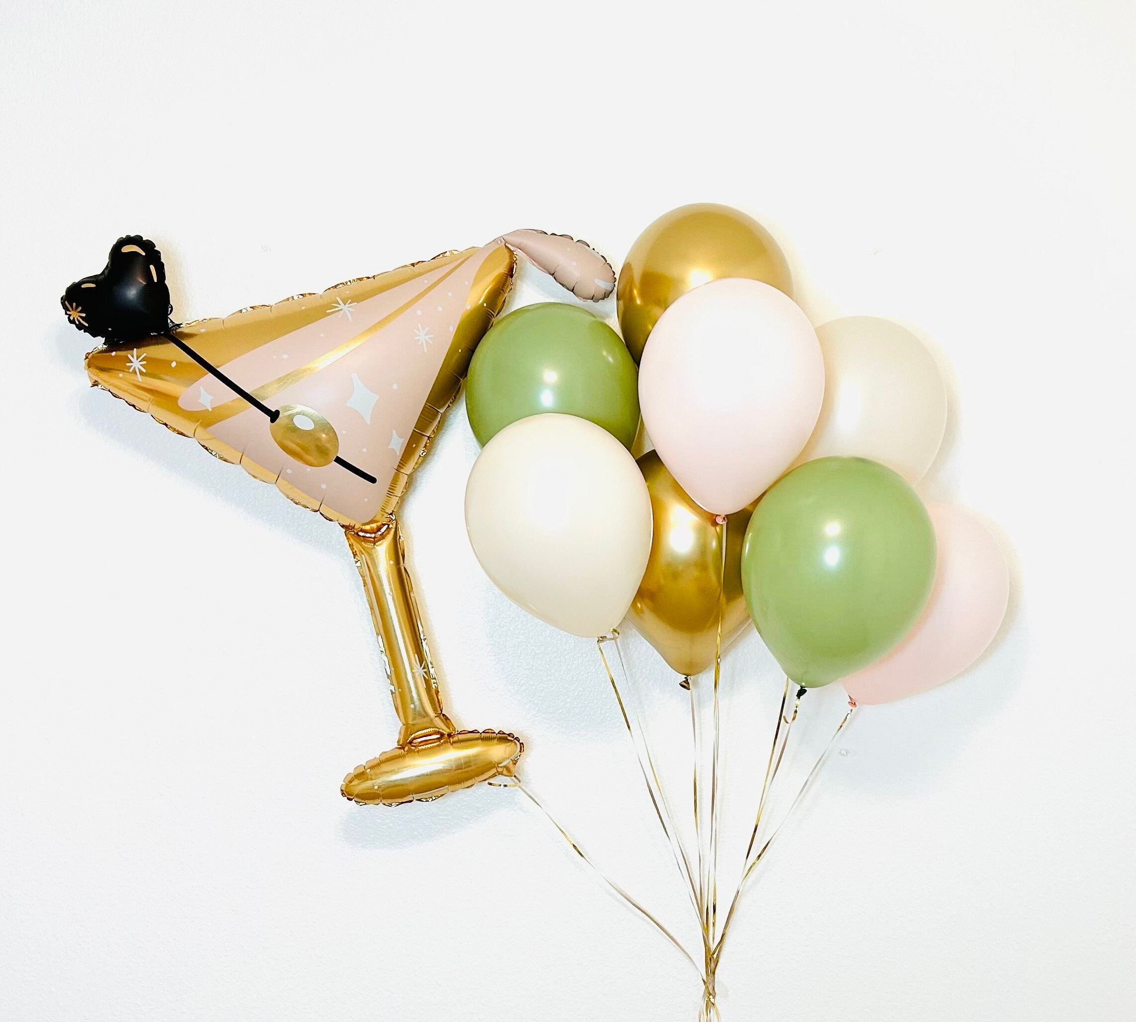 Martini Glass a tini bit older party Martini Balloon Martini Bachelorette Martini Birthday A Tini Bit Older Olive Martini tini time birthday