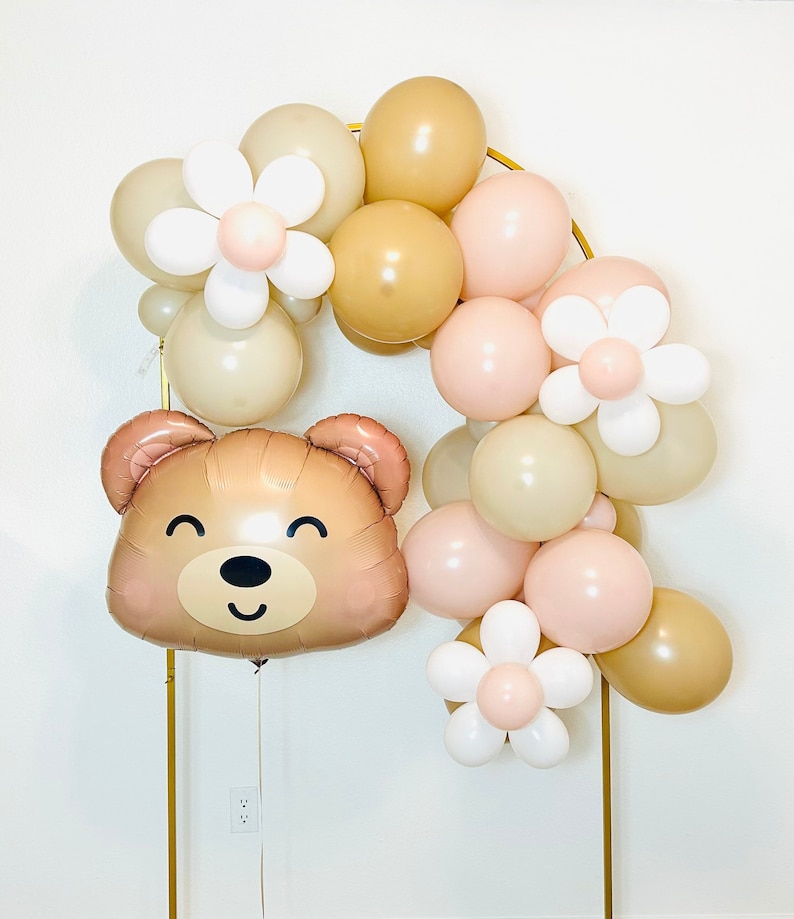 Teddy Bear Balloon, Teddy Bear Picnic, Girl Teddy Bear Birthday, Teddy Bear 1st Birthday, Teddy Bear Birthday, Teddy Bear Party, Teddy Bear image 1