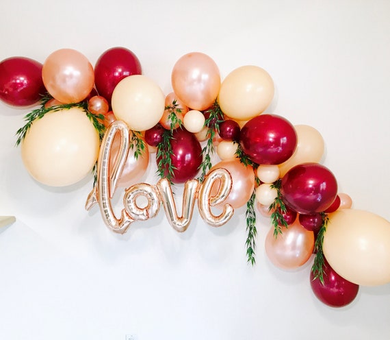 Balloon Garland, DIY Balloon Garland, Balloon Arch,Balloon Garland Kit, Rose Gold Bridal Shower, Rose Gold Balloons, Rose Gold Bachelorette, Il_570xn