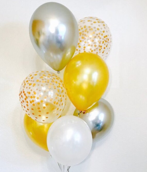 cheers gold balloons