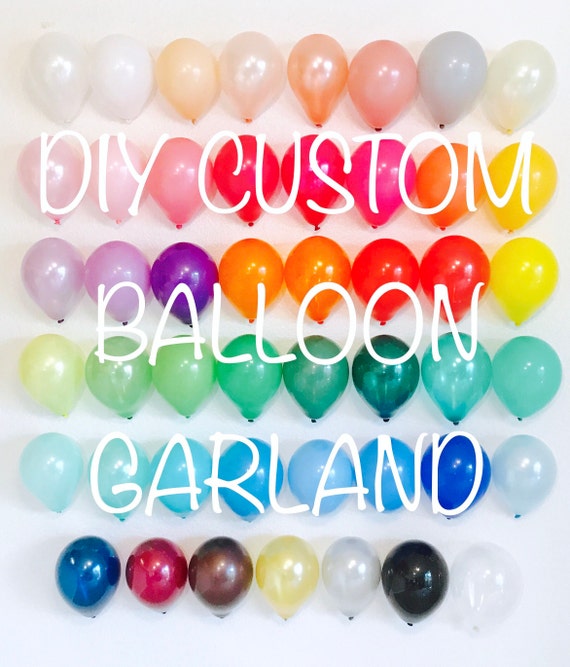 Custom Balloon Garlands, Balloon Garlands, DIY Balloon Garland, Balloon Arch,Balloon Centerpiece, Balloon Garland Kit, Mini Balloon Garlands Il_570xn