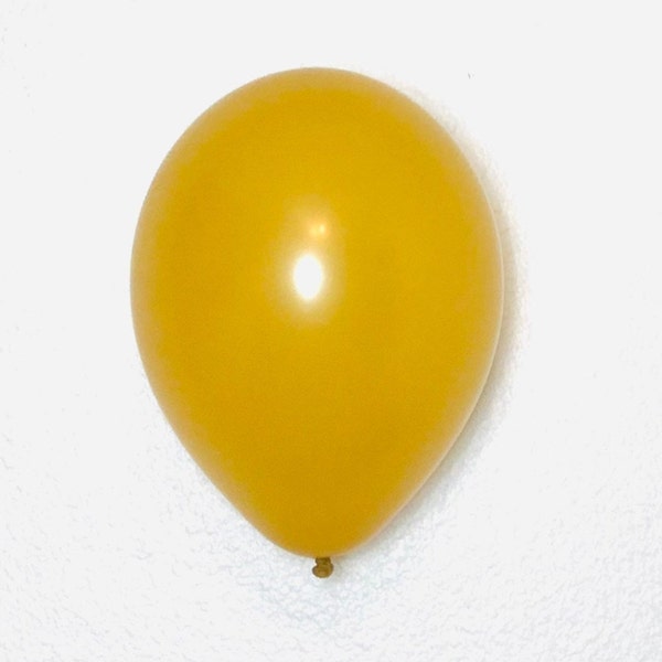 Mustard Latex Balloon, Mustard Balloons, Sunflower Balloon, Retro Balloon Colors, Boho balloons, Retro Balloon Decor, Earth Tone Balloons,