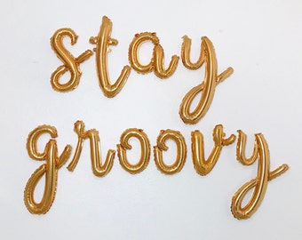 Stay Groovy, Groovy Party, Stay Groovy Banner, Groovy Baby Shower, Stay Groovy, Groovy Party, Retro Bachelorette, Dazed and Engaged Groovy