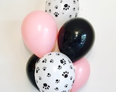 Pawty, Dog Pawty, Lets Pawty, Doggy Birthday, Puppy Party, Dog Party, Dog Birthday, #1 Pup, Puppy Party, Dog Balloons, Paw Print Balloons Il_170x135