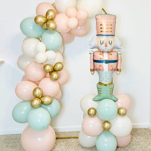 Pastel Nutcracker Balloon Nutcracker Balloon Garland Nutcracker Party Pastel Nutcracker Pink Nutcracker Sugar Plum Fairy Land of the Sweets