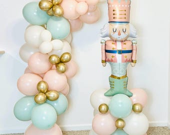 Pastel Nutcracker Balloon Nutcracker Balloon Garland Nutcracker Party Pastel Nutcracker Pink Nutcracker Sugar Plum Fairy Land of the Sweets
