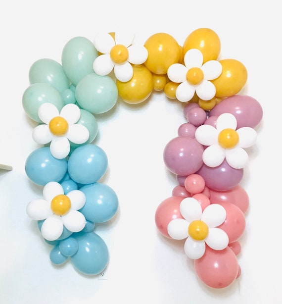 Groovy Balloon Garland Two Groovy Birthday Groovy One Etsy