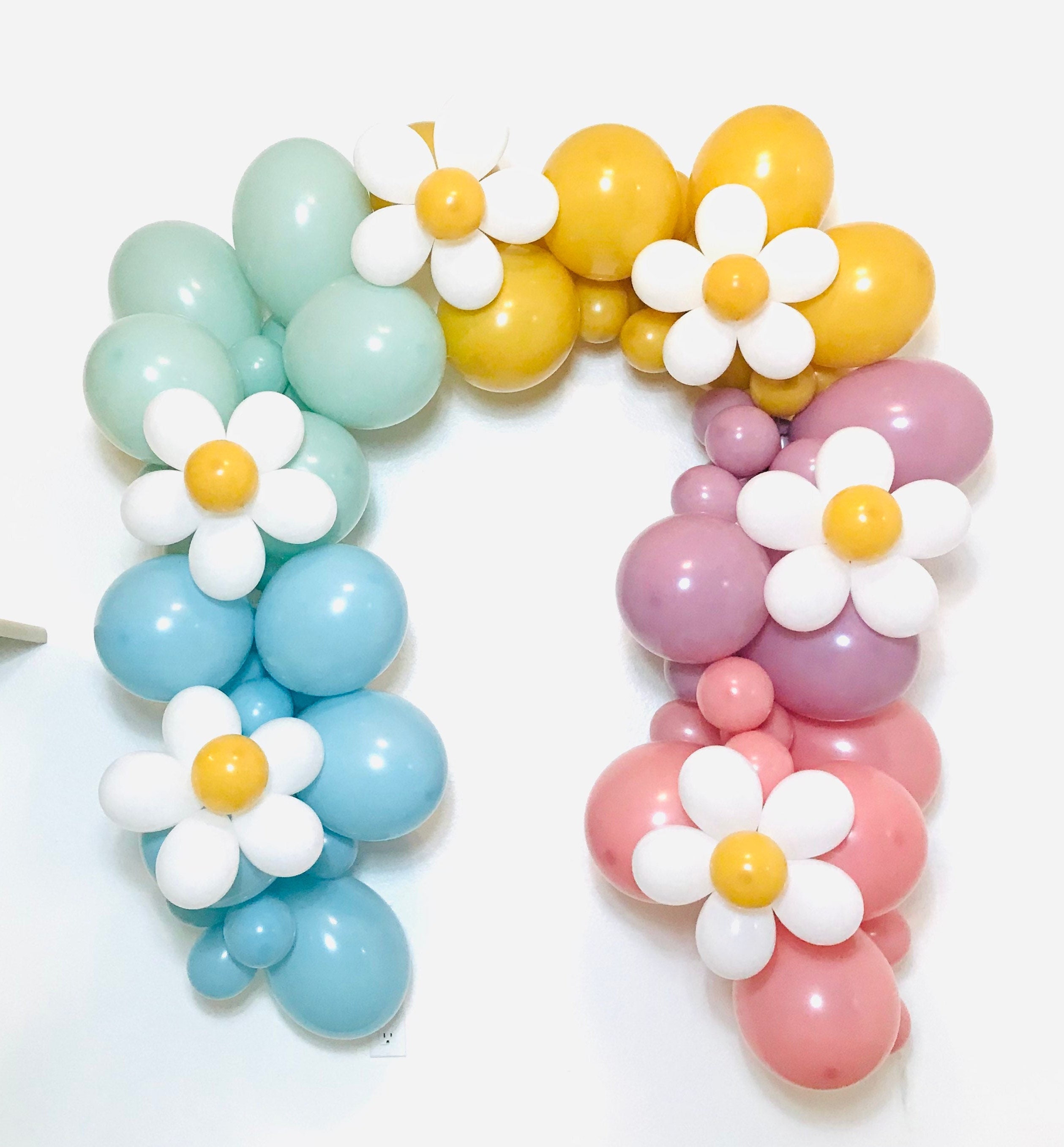 Groovy Balloon Garland Two Groovy Birthday Groovy One - Etsy