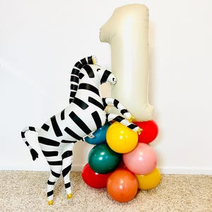 Party Animal Balloon Circus Party Safari Party Balloon Animal Parade Safari Birthday Wild and Three Zoo Party Circus Animals Safari Animal