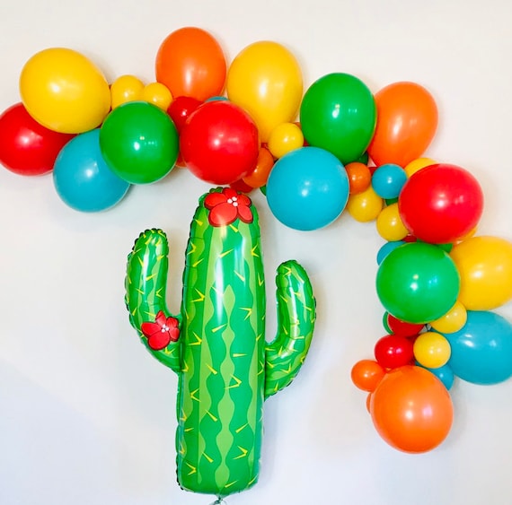 Balloon Garlands, Fiesta Balloon Garland, Fiesta Balloon Arch, Cinco De Mayo Balloons, First Fiesta Balloons, DIY Balloon Garland Kit,Fiesta Il_570xn