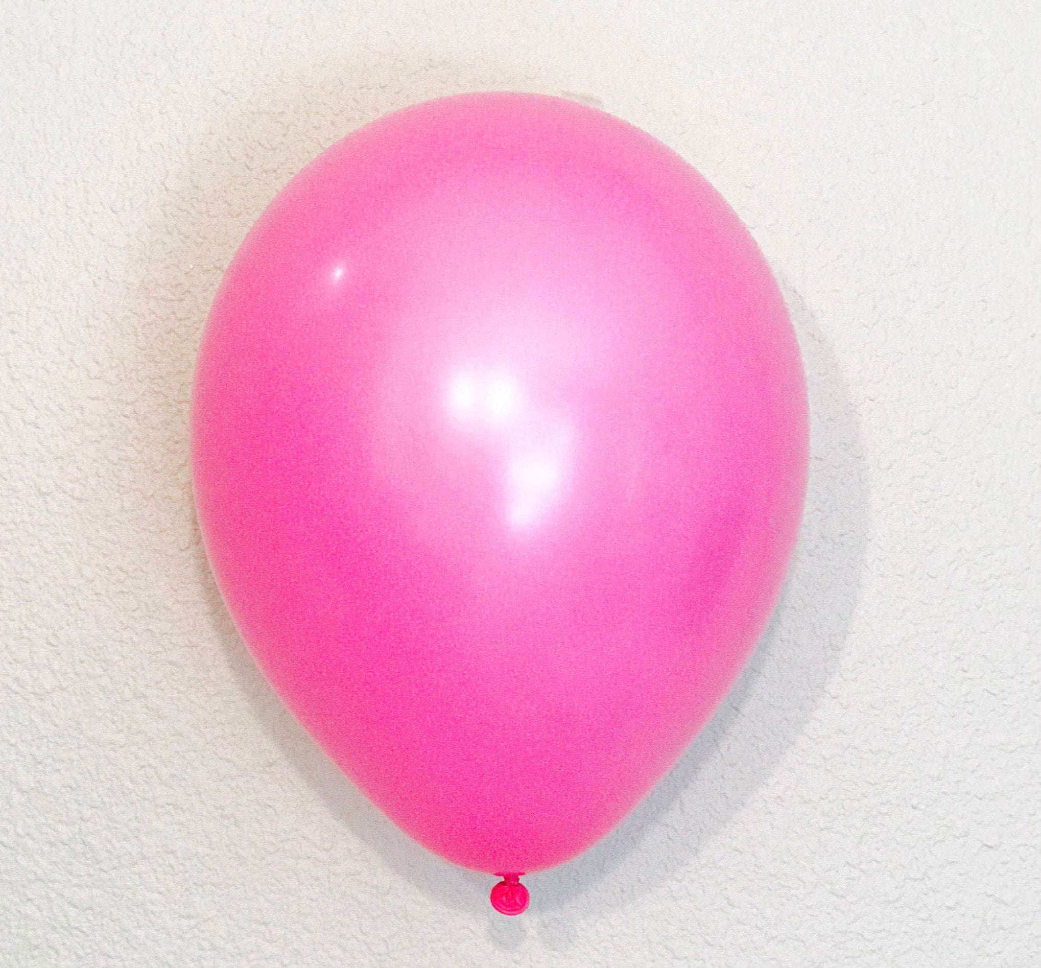 Fuchsia Latex Balloonshot Pink Balloons Hot Pink image