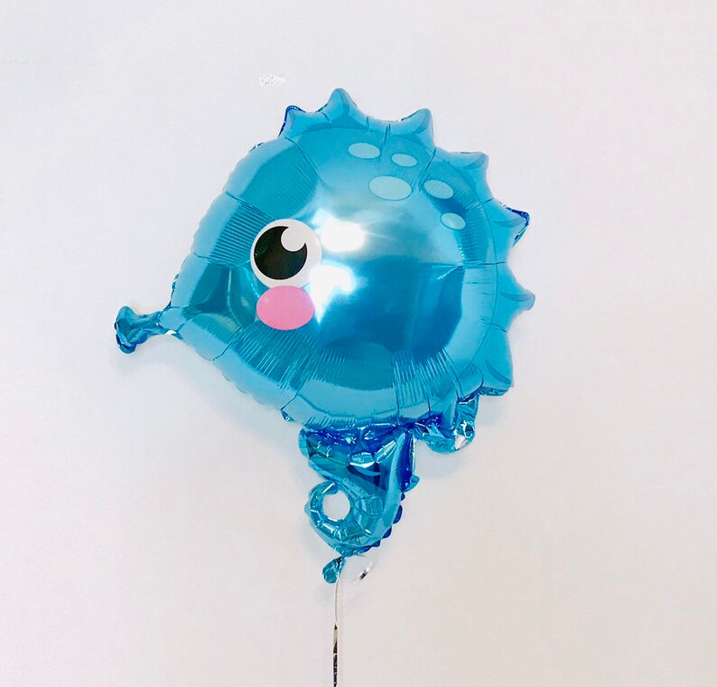 Seahorse Mermaid Friends Baby Seahorse Balloon Shellebrate Mermaid Wishes Mermaid Party Decor Under The Sea Party Under the Sea Theme