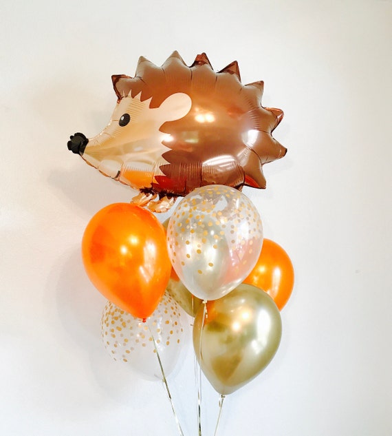 Woodland Balloons, Woodland baby Shower, Woodland 1st Birthday, Woodland Party, Woodland Animals, Woodland Hedgehog, Hedgehog balloon, Il_570xn