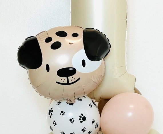 Ballon en aluminium en forme de patte de chien et de chat, décor de fête d