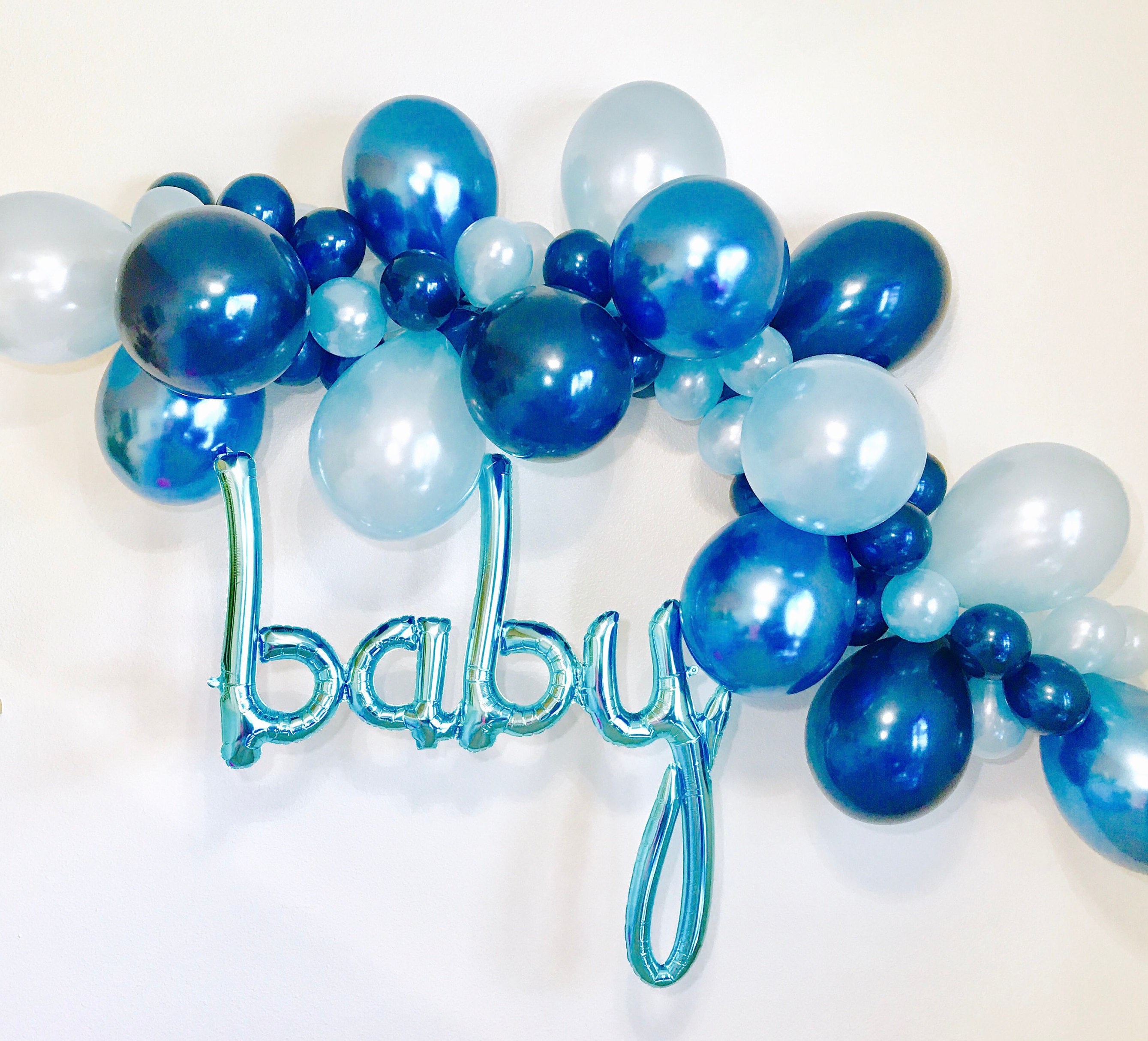 Blue Balloon Garland DIY Balloon Garland Balloon Garland Etsy