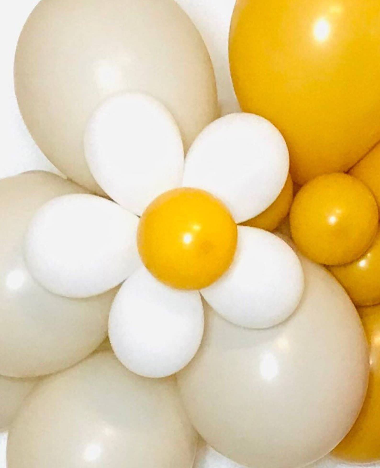 Daisy Balloon Daisy Flower Balloon Daisy Balloon Kit Daisy Etsy