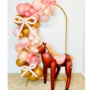 Horse Balloon Horse Birthday Cowgirl Giddy Up Birthday Party Saddle Up 1st Rodeo Horse Party Horse Party Yeehaw Pink Cowgirl Horse Party