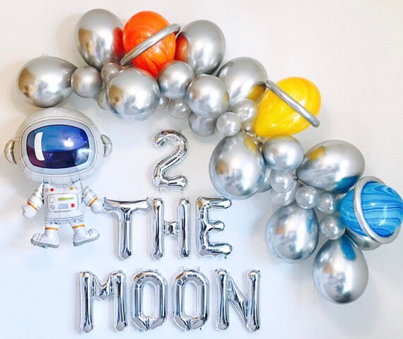 Space Balloon Garland, Space party, Out of this world, Outer Space Party, Astronaut Balloon, Blast off, Space Birthday, To the Moon Il_570xn