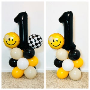 Happy Dude Balloon One Happy Dude Happy Dude Birthday One Cool Dude Rad Dude Happy Dude Party Checkerboard Balloon Groovy Dude Cool Dude