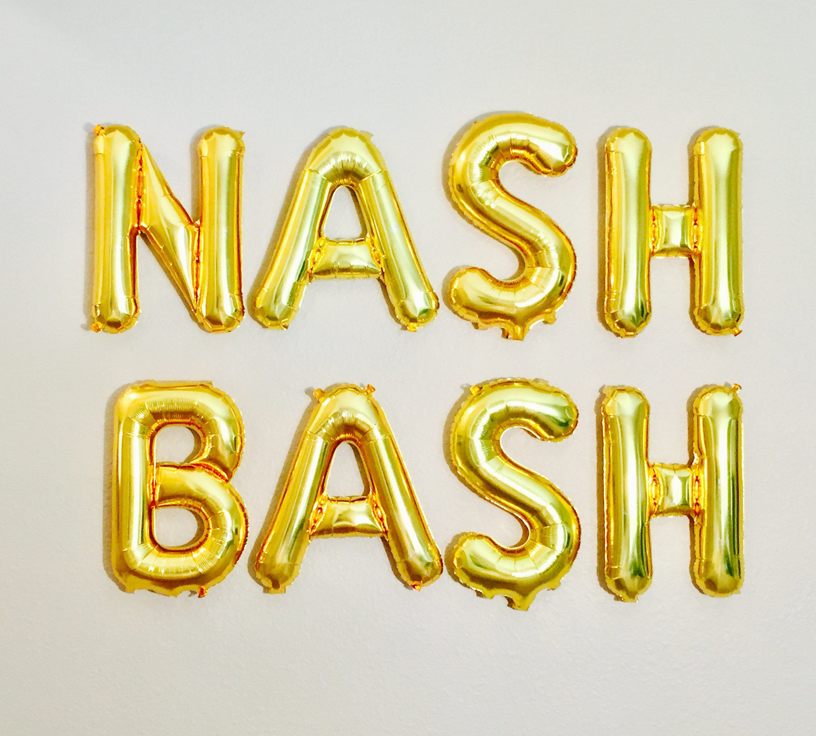 Nash Bash Balloons Rose Gold Nash Bash Nash Bash Party Nash Etsy