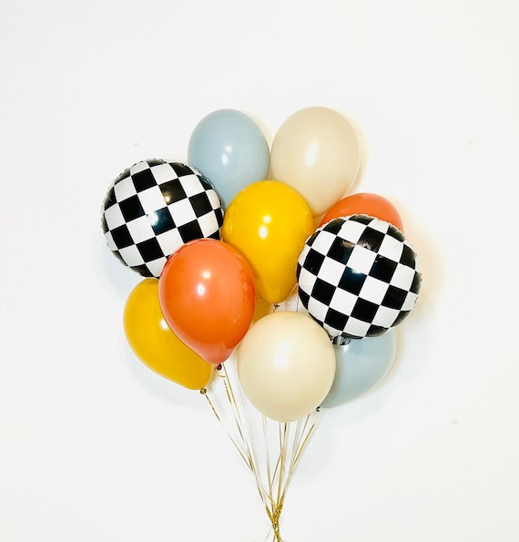 Race Car Balloon Race Car Birthday Two Fast Retro Race Car Birthday Cars Birthday Party Vintage Race Car Balloons Fast One Birthday Roadster