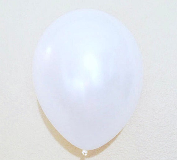 Pearl White latex Balloons, Pearl White Balloon, White Wedding Balloons, Pearl White Pearl White Latex, White Balloons, 11 Inch Pearl White Il_570xn