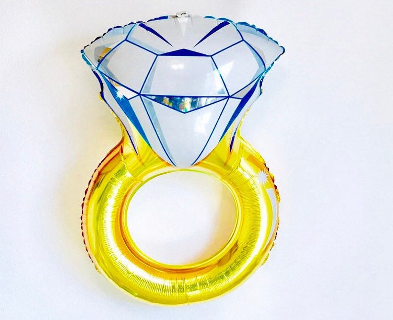 Ring Balloon I said Yes Photo Prop She said yes Gold Ring Gold Ring Balloon She said Yes,Engagement Ring Balloon Bridal Shower Balloon