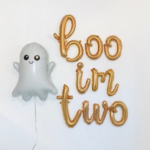 Boo I&#39;m Two Balloons, Boo I&#39;m two, Two Spooky Birthday Two Spooky Theme Little Boo is two Two Spooky party, Halloween 2nd Birthday, hey boo