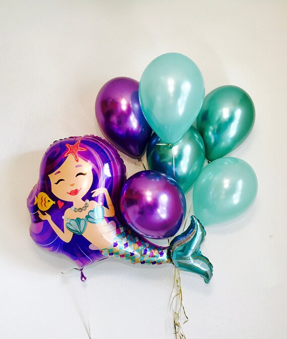 MERMAID Balloon, 38 Inch Mermaid Balloon, Mermaid Party, Under the Sea Theme, Mermaid Bachelorette, Mermaid, Mermaid Decor, Mermaid Birthday Il_570xn