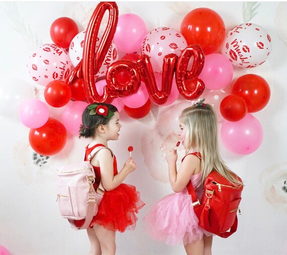 Valentines Balloon Garland, Valentines Day Balloon, Balloon Garland, Valentines Day Party, Galentines party, Valentine Balloons,Love Balloon Il_570xn