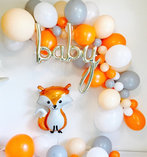 Balloon Garland Diy Balloon Garland Woodland Baby Shower Modern