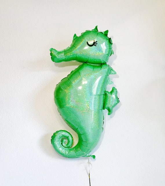 Seahorse Mermaid Friends Baby Seahorse Balloon Shellebrate Mermaid Wishes Mermaid Party Decor Under The Sea Party Under the Sea Theme