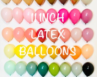 TUFTEX 11 Inch Balloons High Quality Latex Balloons Kalisan Balloons Retro Balloons Muted Balloons Sempertex Balloons 11 Inch Tuftex Boho