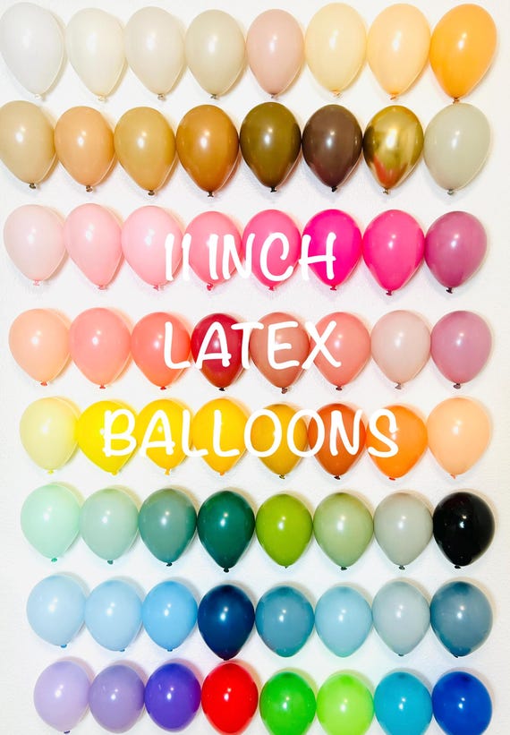 TUFTEX 11 Inch Balloons High Quality Latex Balloons Kalisan Balloons Retro Balloons Muted Balloons Sempertex Balloons 11 Inch Tuftex Boho