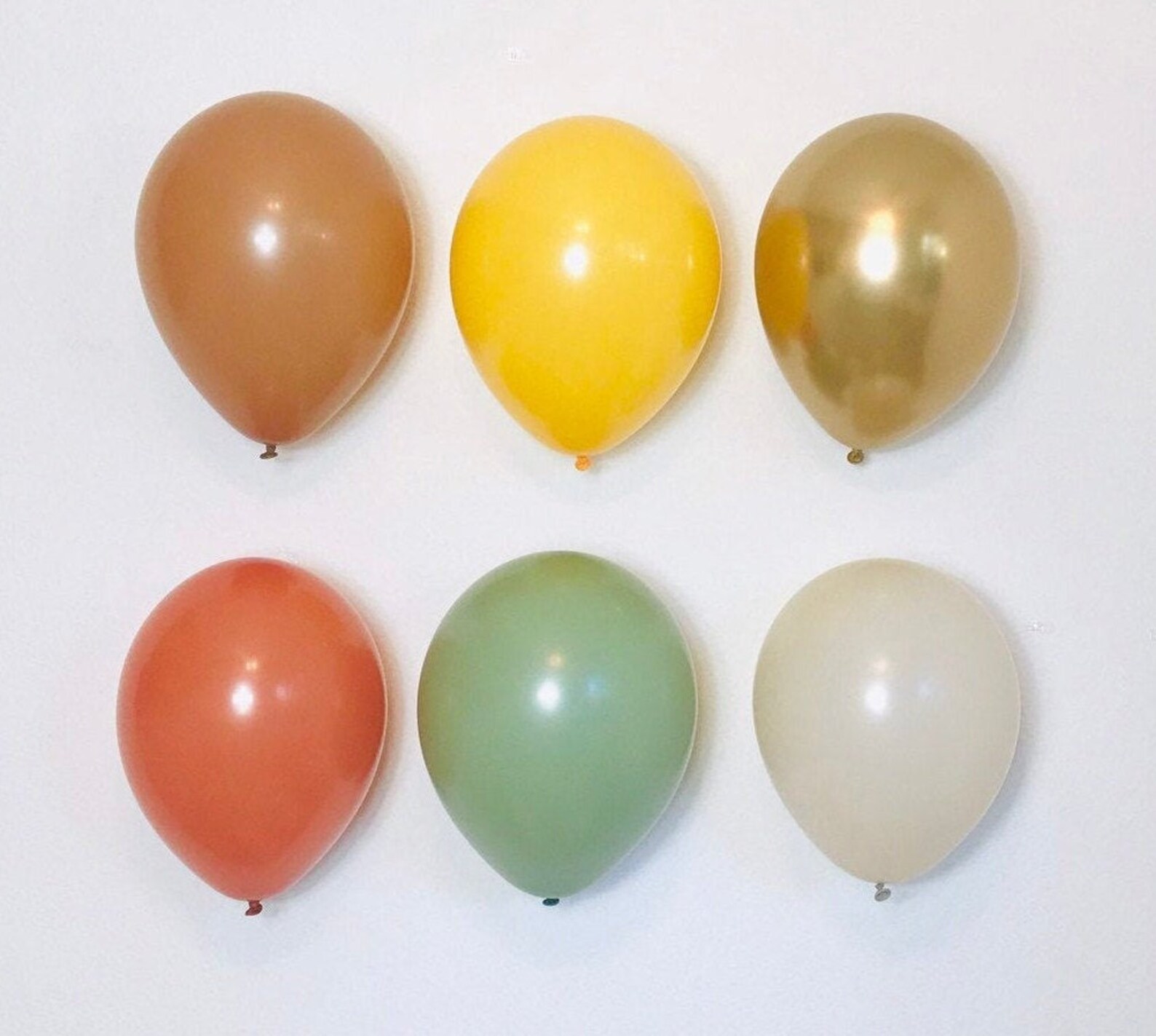 Earth Tone Balloons Boho Balloons Burnt Orange Balloon Rust | Etsy