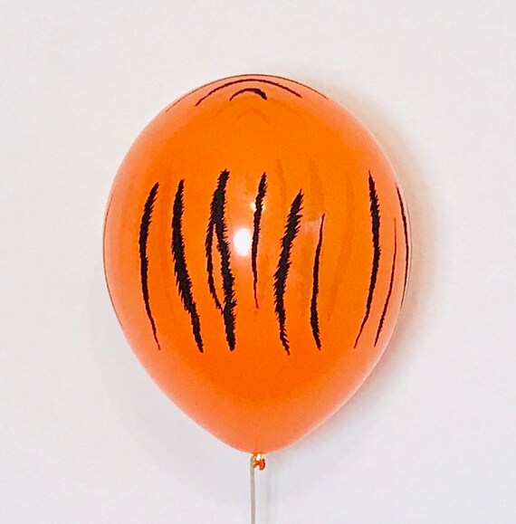 Tiger Print Latex, Tiger Print Balloon, Animal Print Balloon Wild One, Go Wild, Jungle Party, Safari Party, Tiger Mascot, Tiger Party Decor Il_570xn