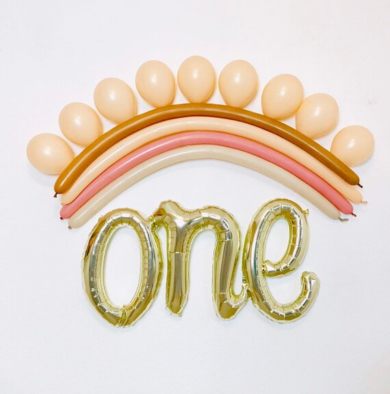 Boho Rainbow Balloon, Rainbow Balloon, Boho Rainbow, Boho 1st Birthday, Boho Balloons, DIY Rainbow Kit, Boho Birthday, Boho Rainbow Kit,Boho Il_570xn